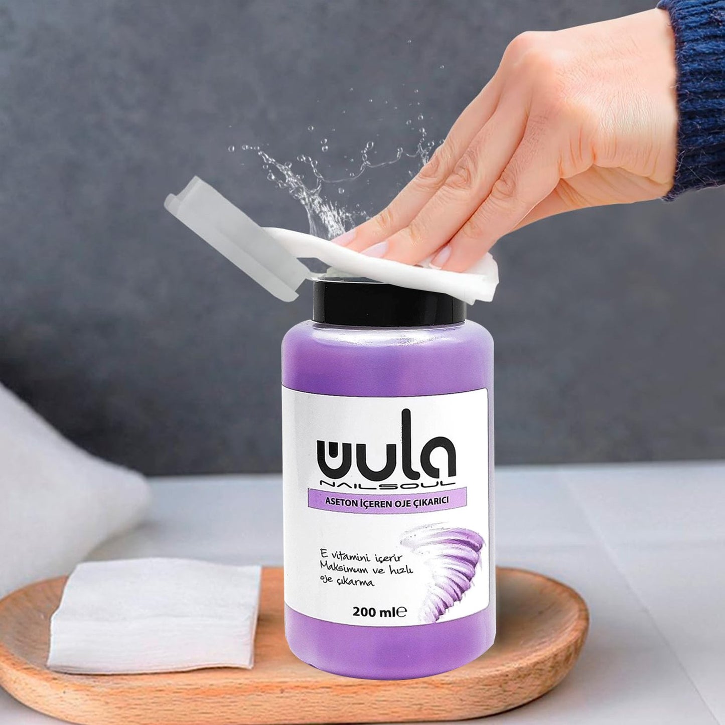 Wula Nailsoul Pompalı Aseton İçeren Oje Çıkarıcı 200ml