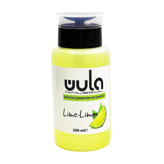 Wula Nailsoul Pompalı Aseton İçermeyen Limon Kokulu Oje Çıkarıcı 200ml