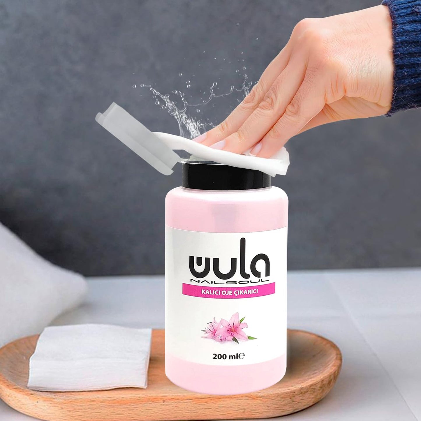 Wula Nailsoul Pompalı Kalıcı Oje Çıkarıcı - Remover 200ml