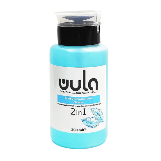 Wula Nailsoul Pompalı Kalıcı Oje Protez Tırnak Temizleyici Cleanser 2in1 200ml