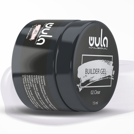 Wula Nailsoul Protez Tırnak Jeli Builder 15ml Clear 02