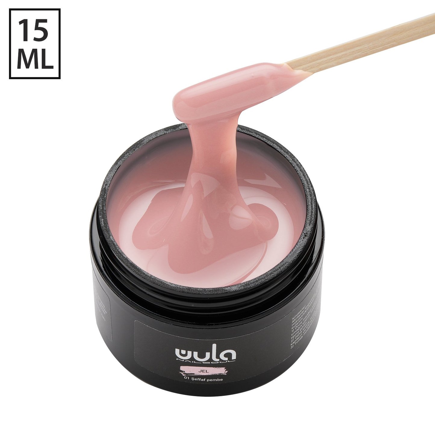 Wula Nailsoul Protez Tırnak Jeli Camouflage 15ml Clear Pink 01