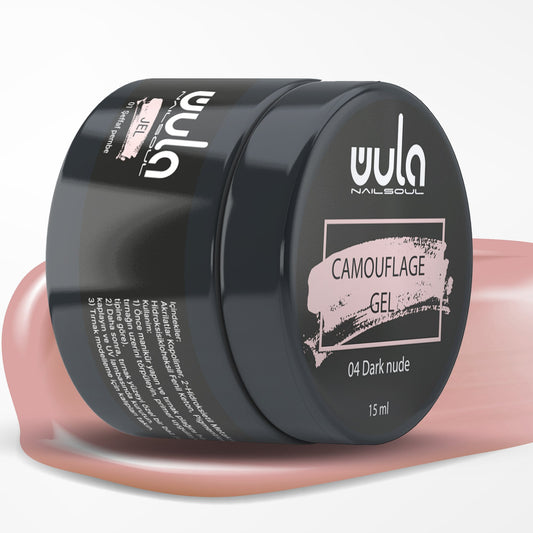 Wula Nailsoul Protez Tırnak Jeli Camouflage 15ml Dark Nude 04