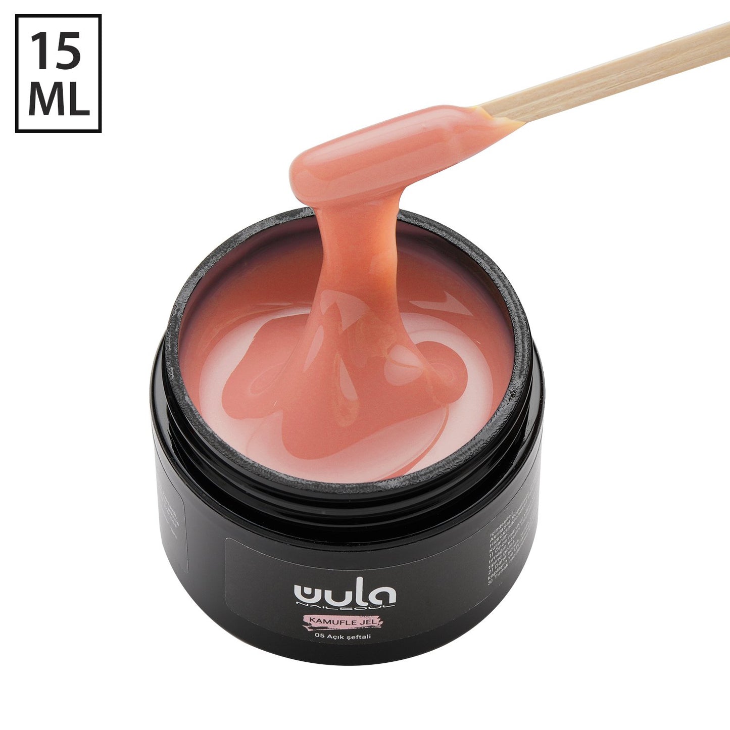 Wula Nailsoul Protez Tırnak Jeli Camouflage 15ml Light Peach 05