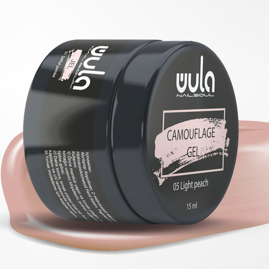 Wula Nailsoul Protez Tırnak Jeli Camouflage 15ml Light Peach 05