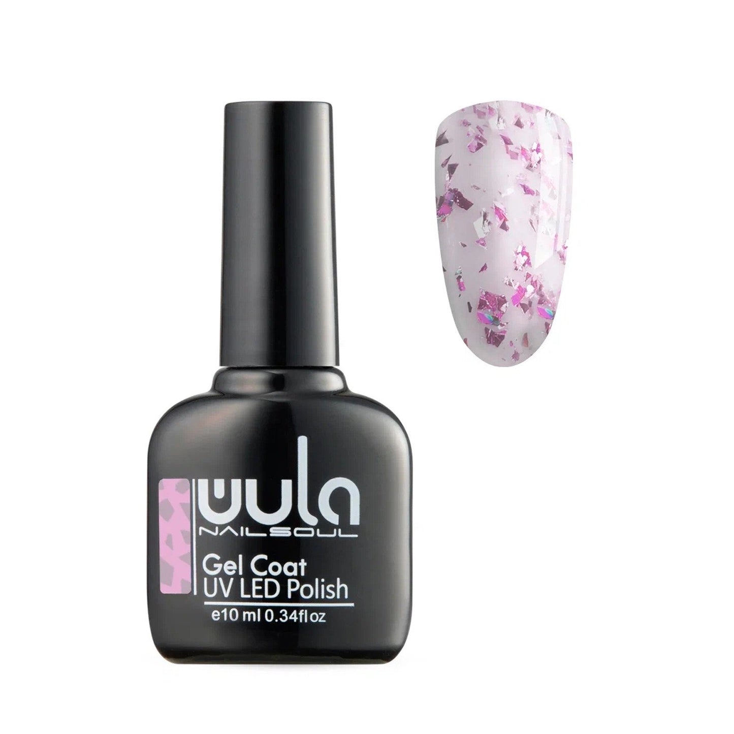 Wula Nailsoul Kalıcı Oje Nailsoul Glitter Rain Simli 10ml Ton 620