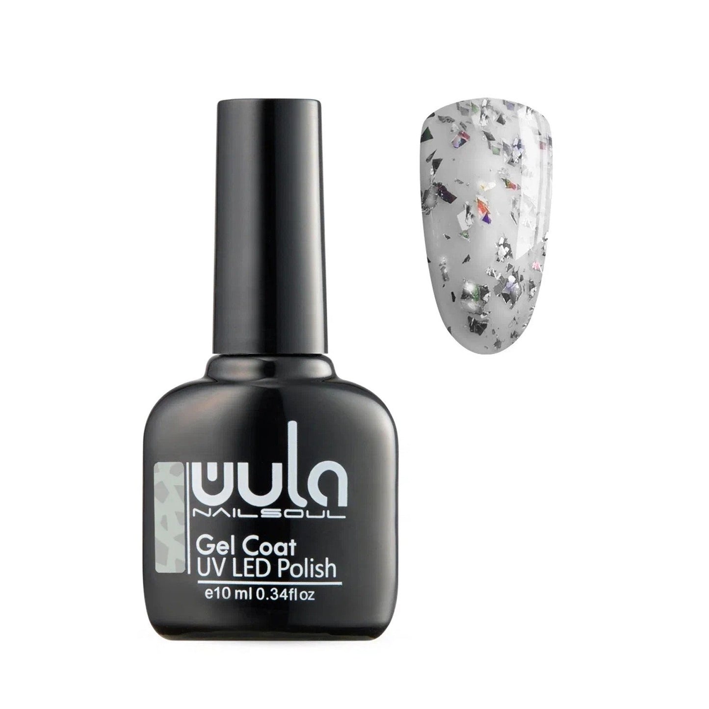 Wula Nailsoul Kalıcı Oje Nailsoul Glitter Rain Simli 10ml Ton 621