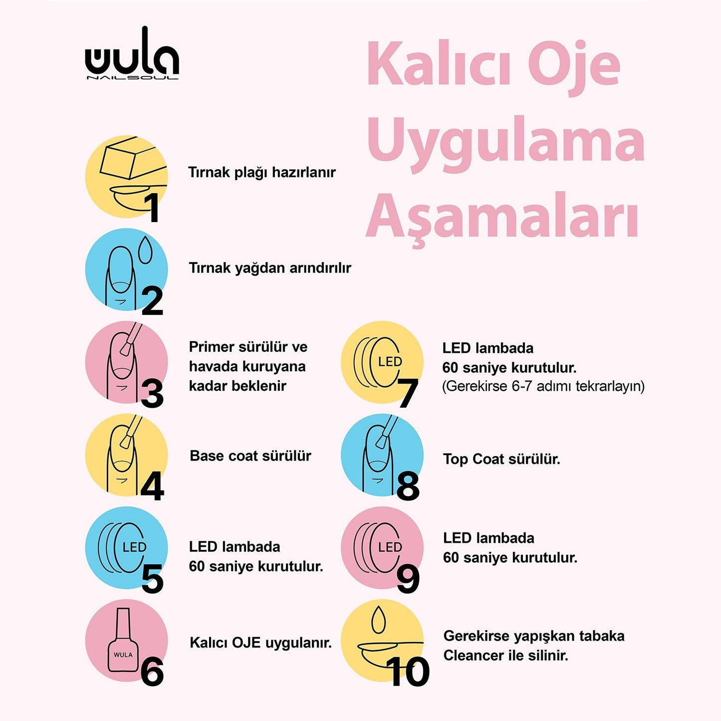 Wula Nailsoul Kalıcı Oje Nailsoul Neon 10ml Ton 496