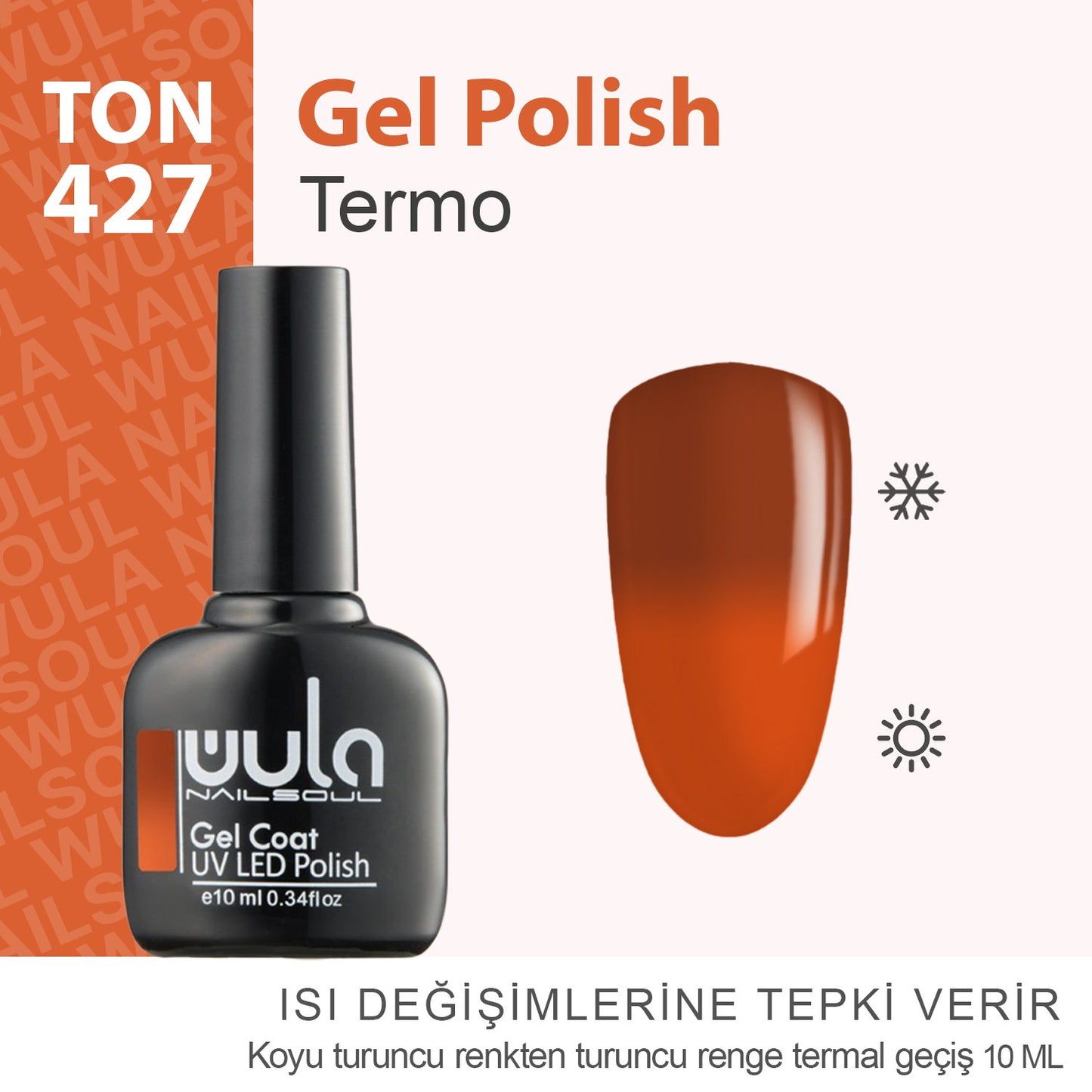 Wula Nailsoul Kalıcı Oje Nailsoul Termo 10ml Ton 427