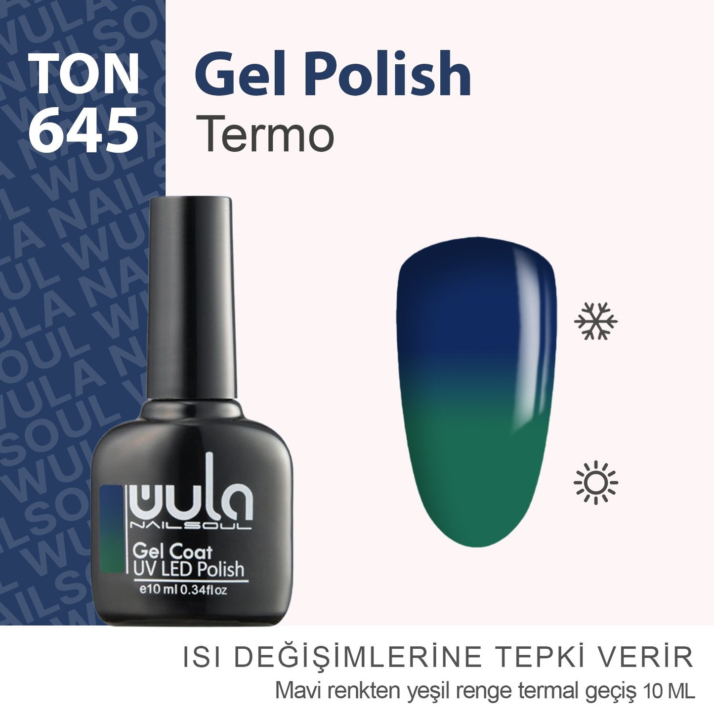 Wula Nailsoul Kalıcı Oje Nailsoul Termo 10ml Ton 645