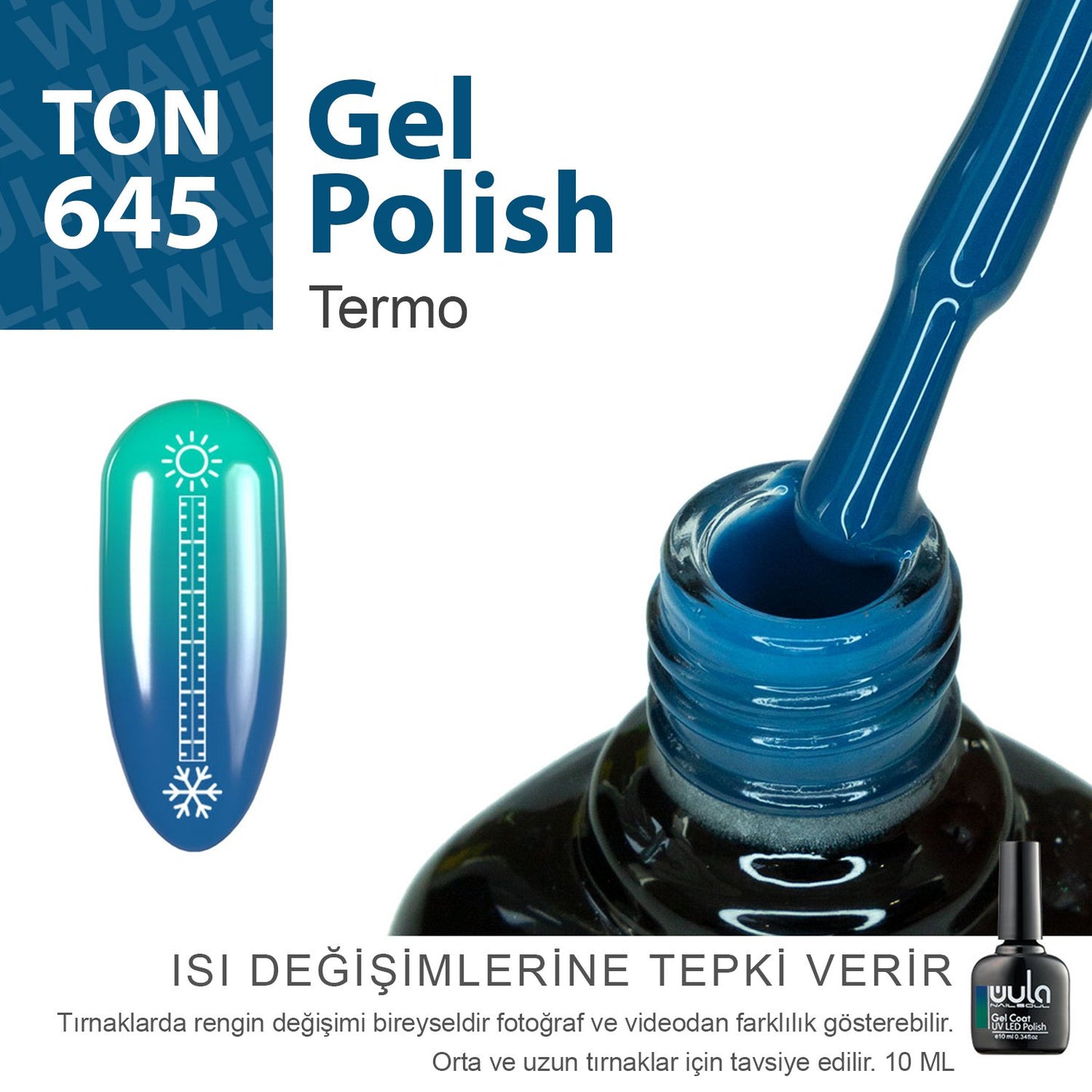 Wula Nailsoul Kalıcı Oje Nailsoul Termo 10ml Ton 645