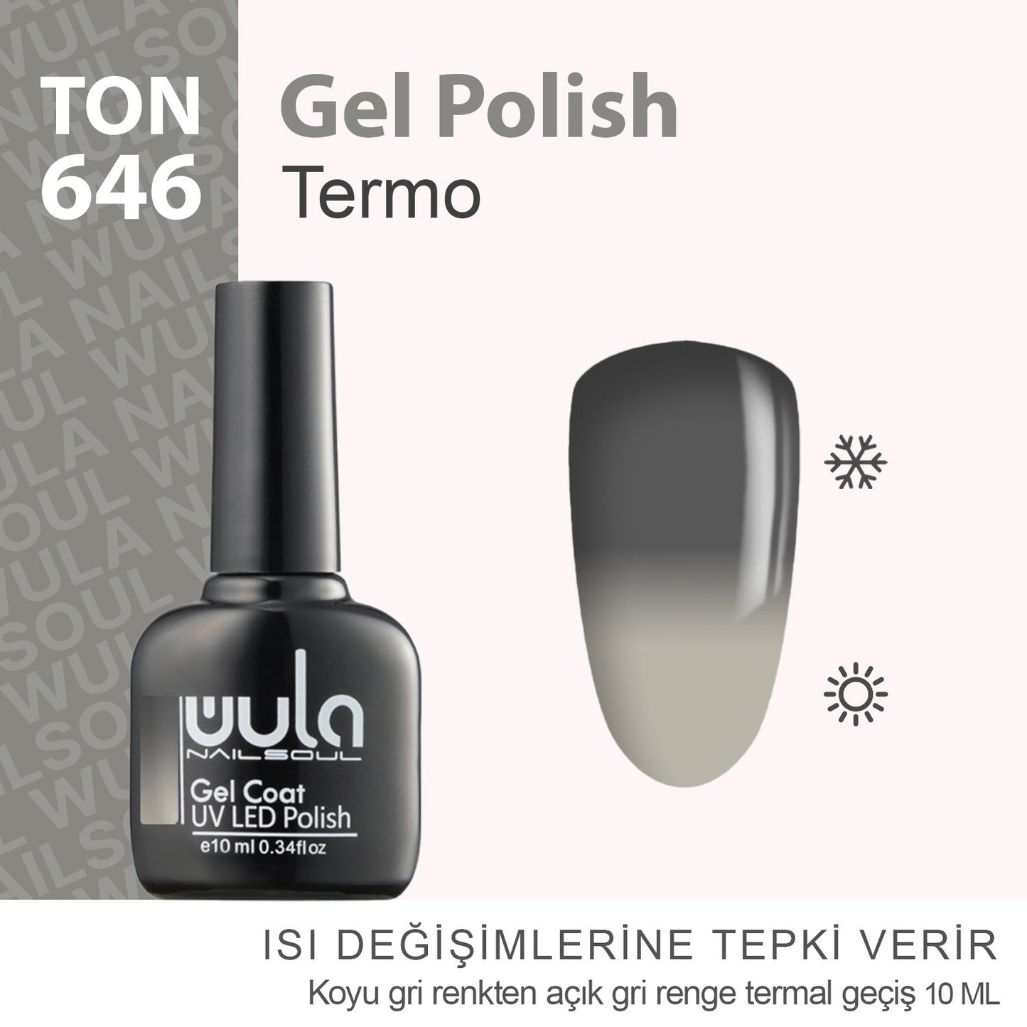 Wula Nailsoul Kalıcı Oje Nailsoul Termo 10ml Ton 646