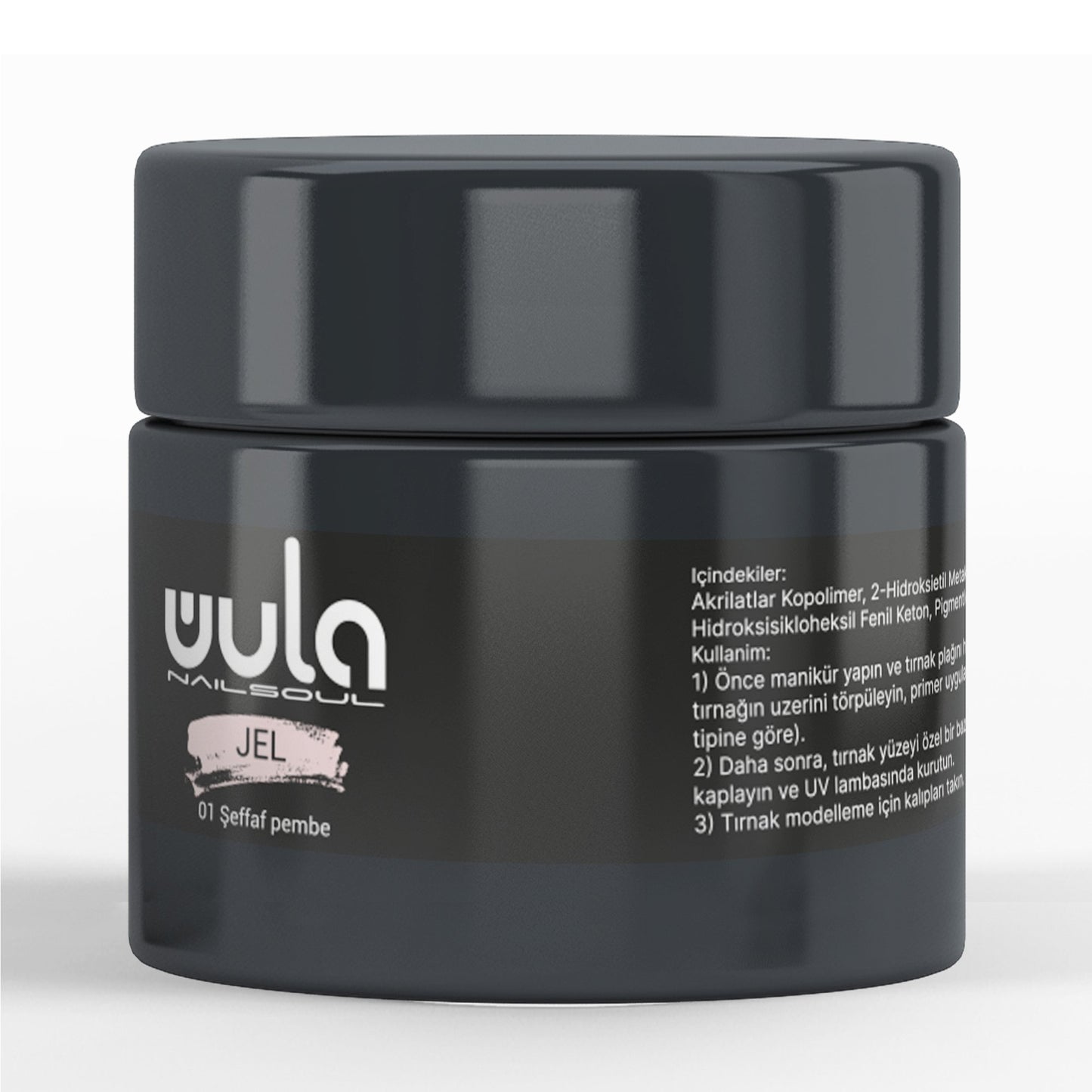 Wula Nailsoul Protez Tırnak Jeli Camouflage 50ml Clear Pink 01