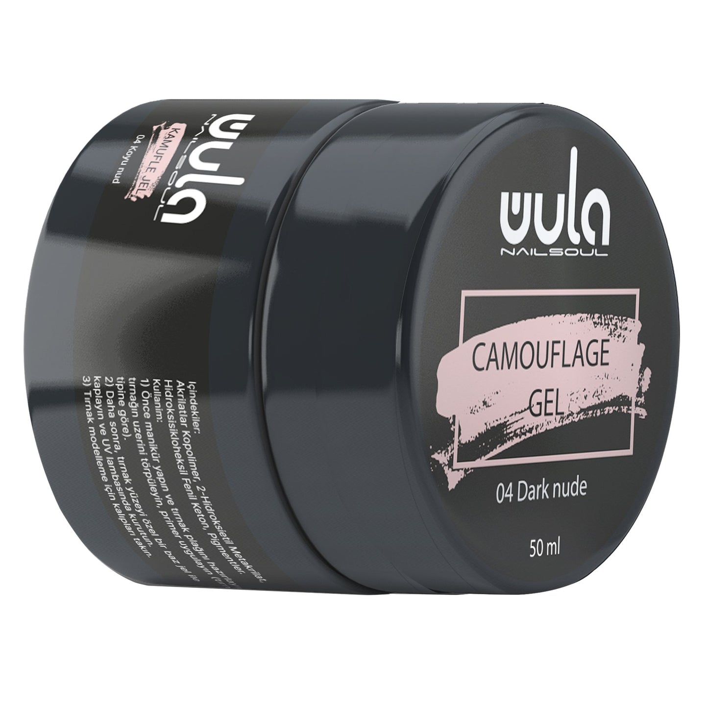 Wula Nailsoul Protez Tırnak Jeli Camouflage 50ml Dark Nude 04