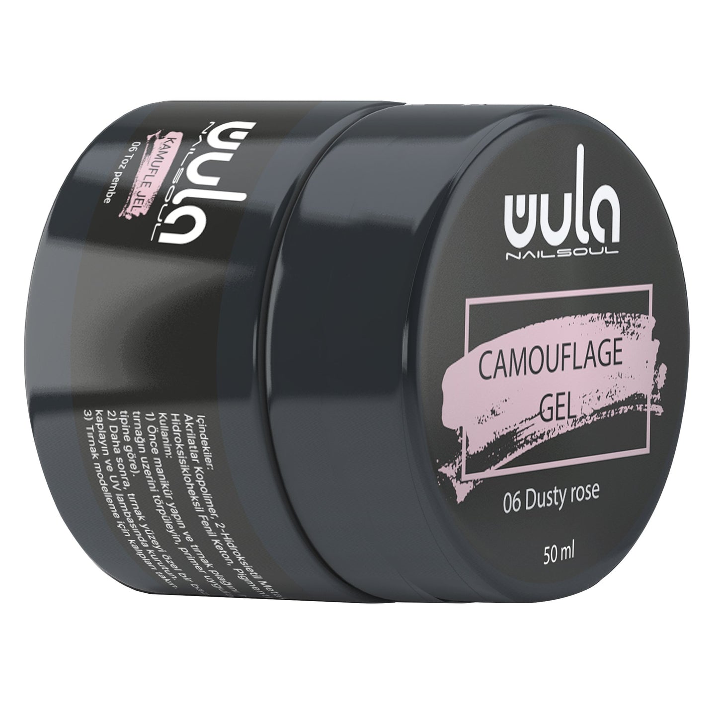 Wula Nailsoul Protez Tırnak Jeli Camouflage 50ml Dusty Rose 06