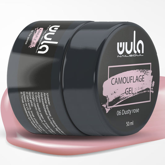 Wula Nailsoul Protez Tırnak Jeli Camouflage 50ml Dusty Rose 06