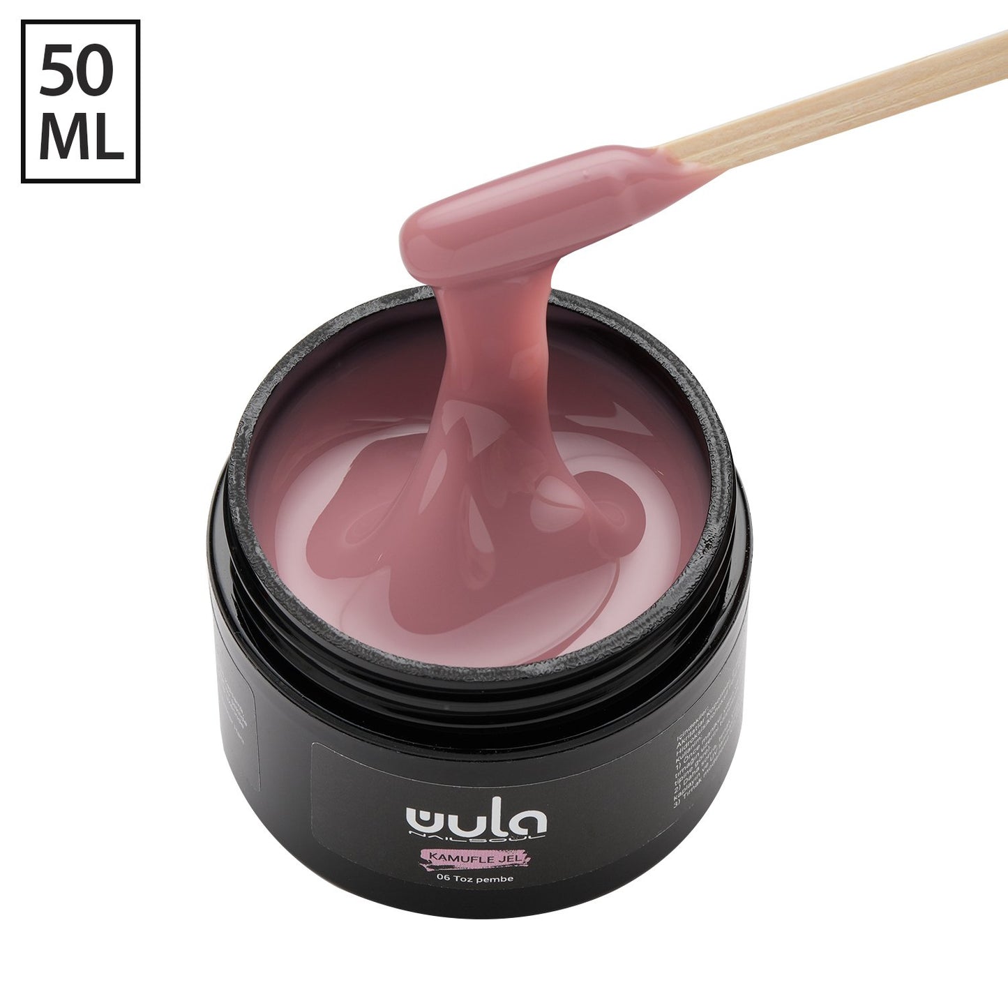 Wula Nailsoul Protez Tırnak Jeli Camouflage 50ml Dusty Rose 06