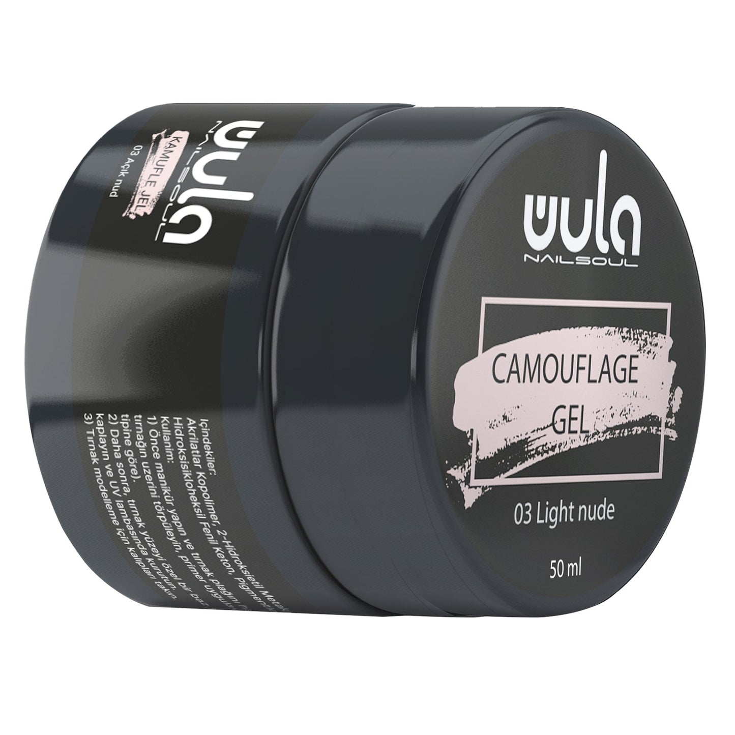 Wula Nailsoul Protez Tırnak Jeli Camouflage 50ml Light Nude 03