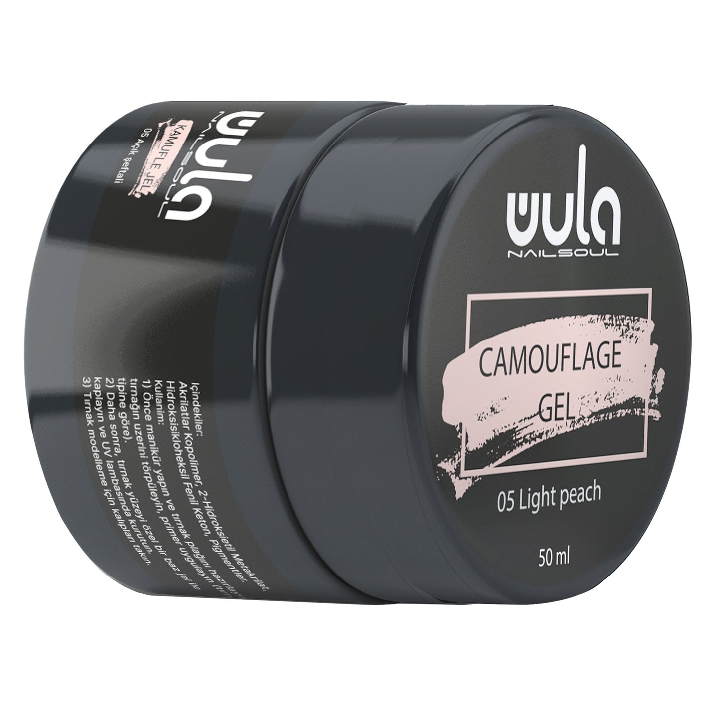 Wula Nailsoul Protez Tırnak Jeli Camouflage 50ml Light Peach 05