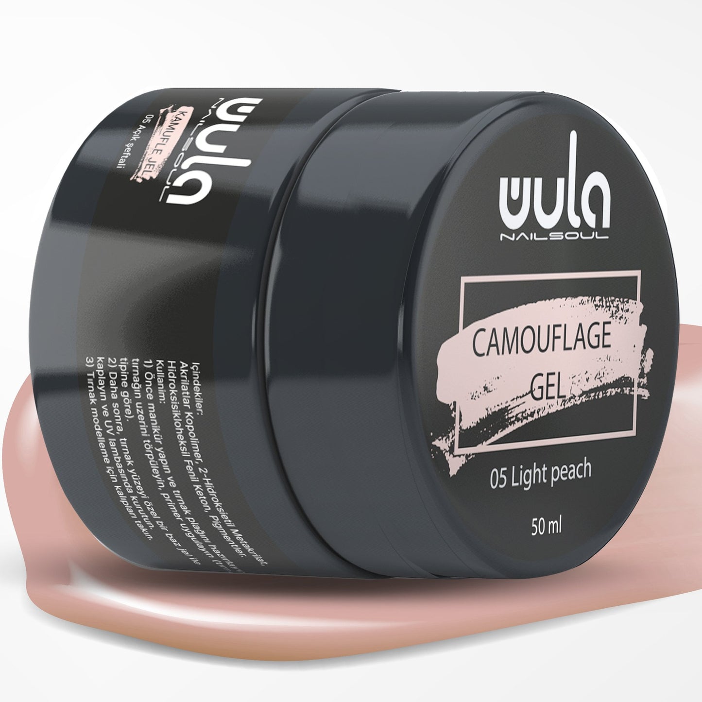 Wula Nailsoul Protez Tırnak Jeli Camouflage 50ml Light Peach 05